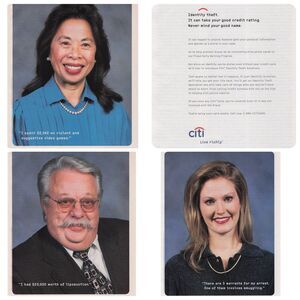 2004 citi card bank identity theft 4 page video games funny Photo Pinup Print Ad